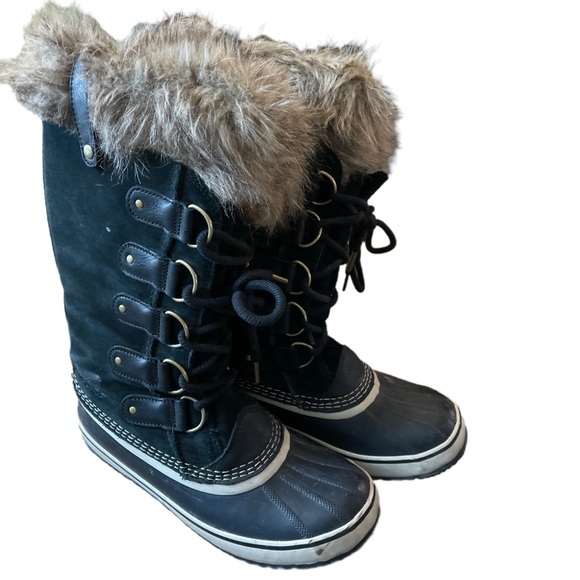 Sorel Joan of Artic Women's Black Winter Boots size 10 - Picture 7 of 8